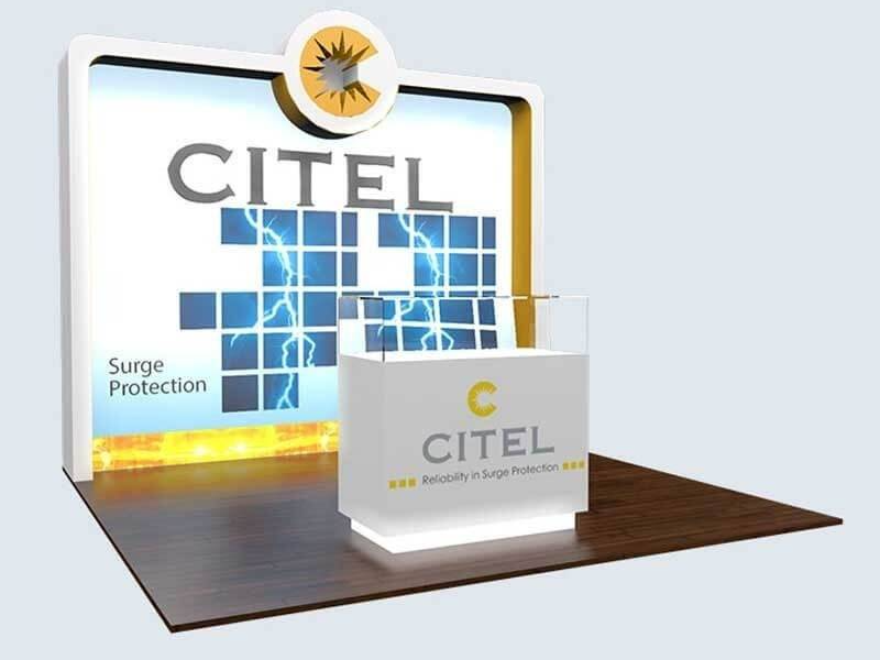 CITEL ten by ten custom exhibit display