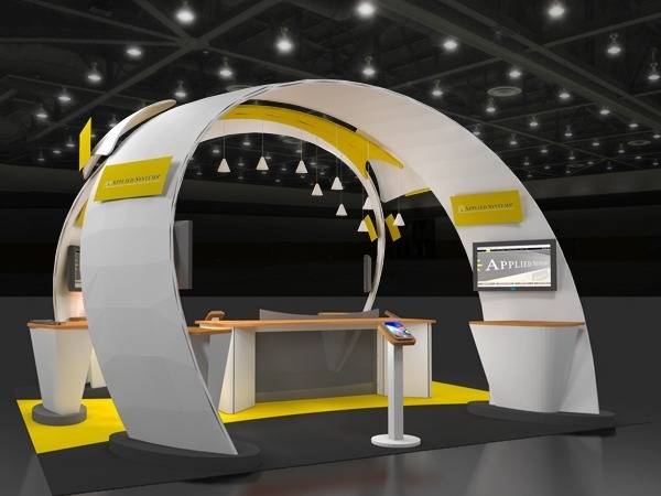 applied twenty by twenty custom exhibit display