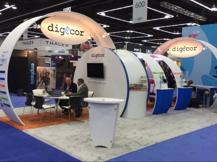 digicor ten by thirty custom exhibit display