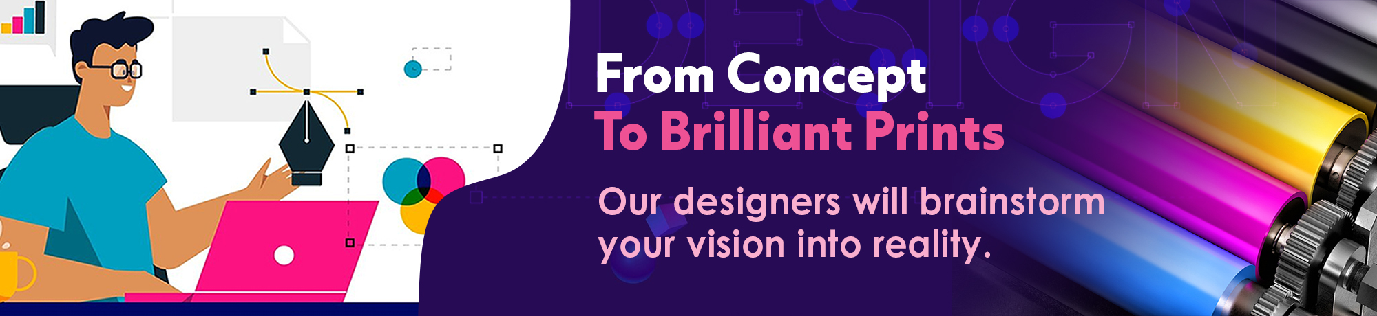 Graphic design & layout service available from ExpoNet USA