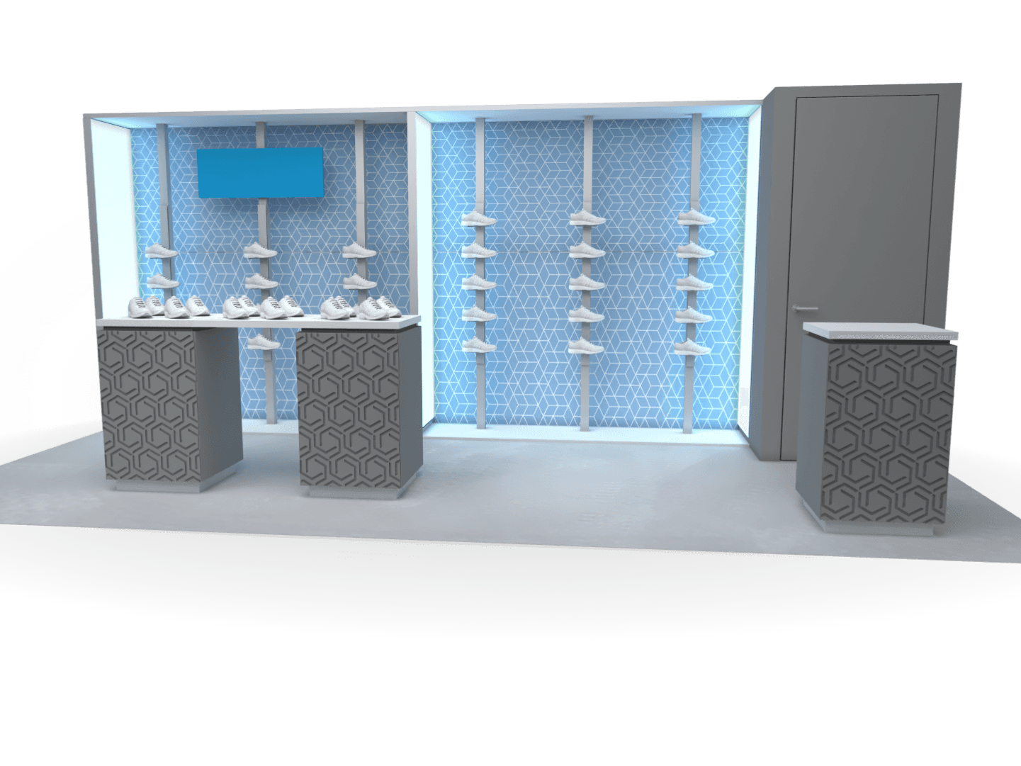 ten by twenty custom exhibit display