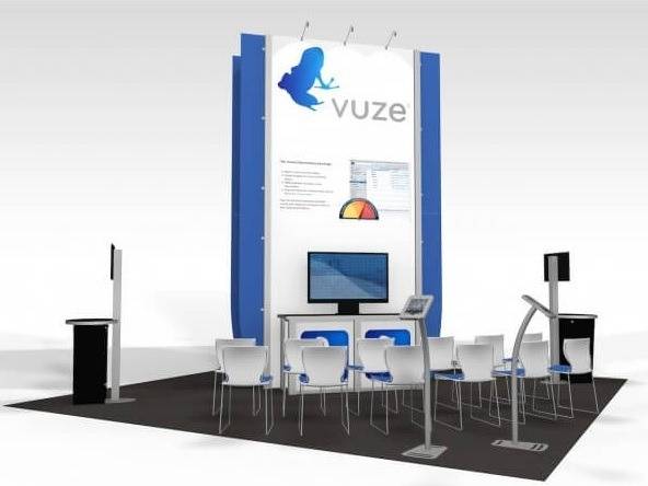 vuze twenty by twenty custom exhibit display