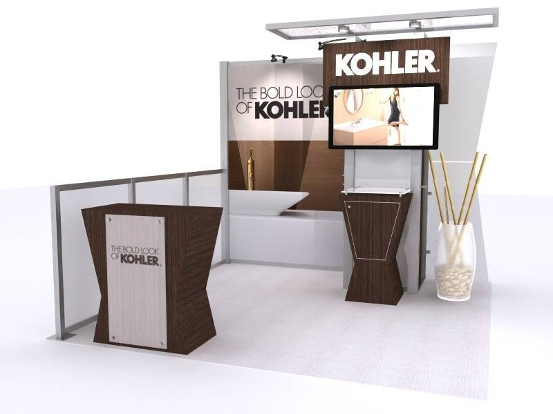kohler ten by ten custom exhibit display